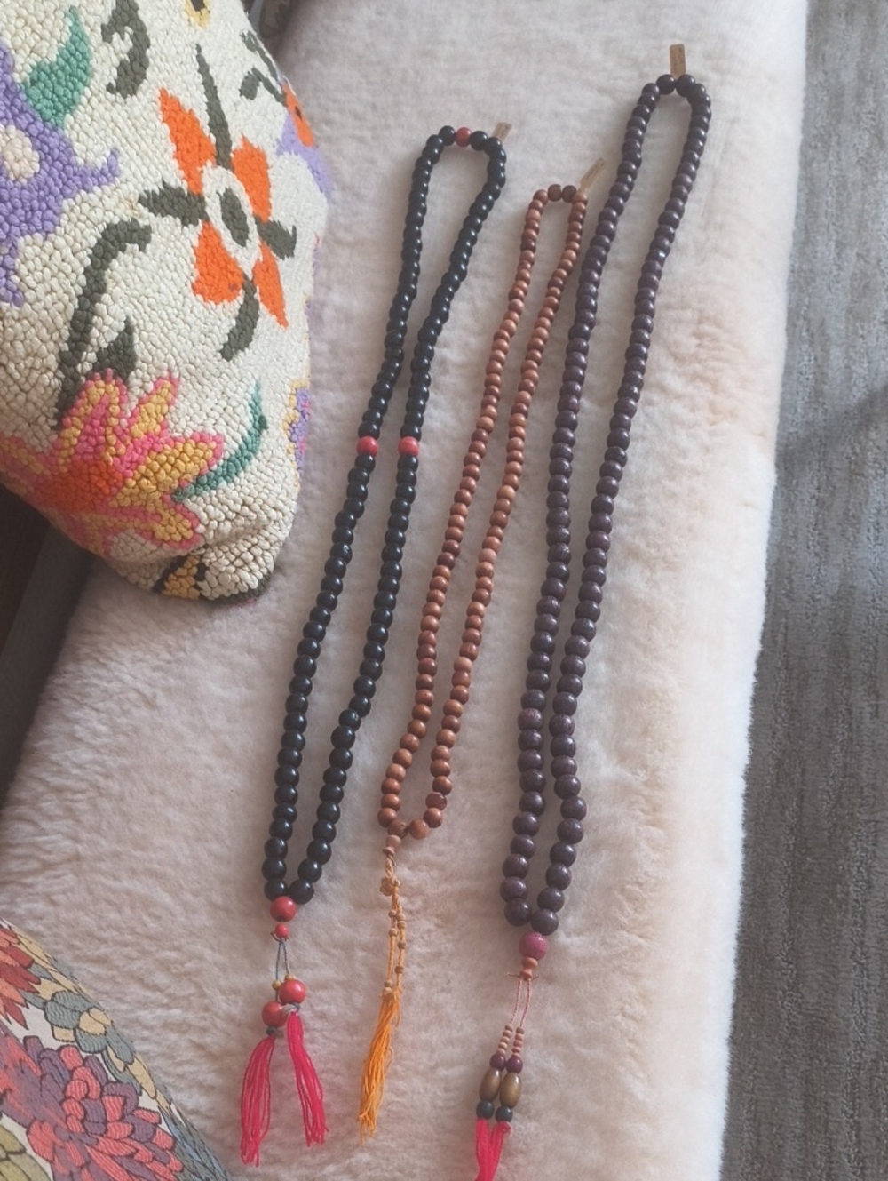 Vintage Buddhist Mala Necklaces